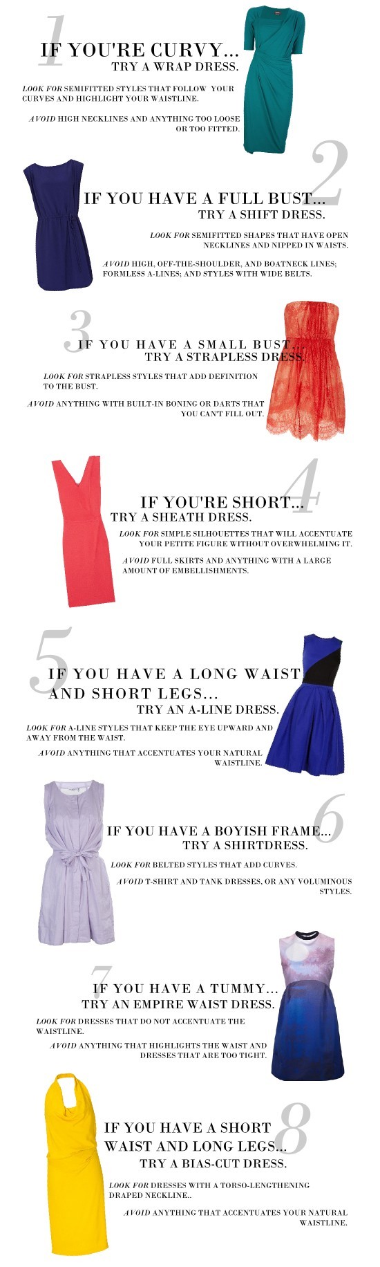 Best Dresses For Your Body Type Via