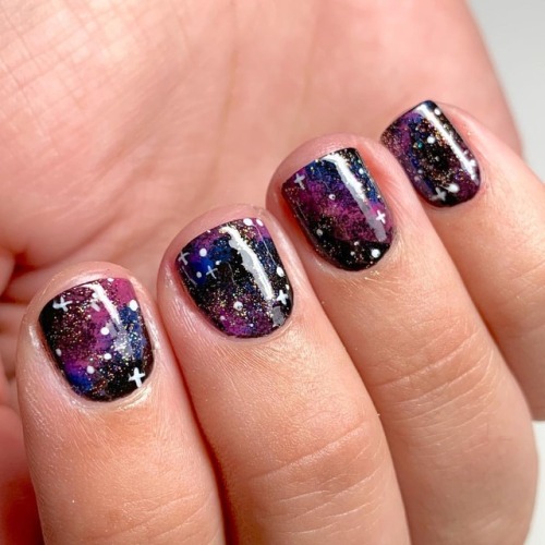 It’s been a minute since I did some galaxy nails! I love...