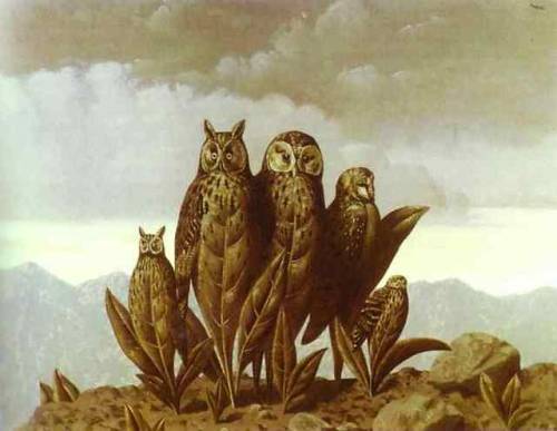 artist-magritte:Companions of Fear, 1942, Rene MagritteMedium:...