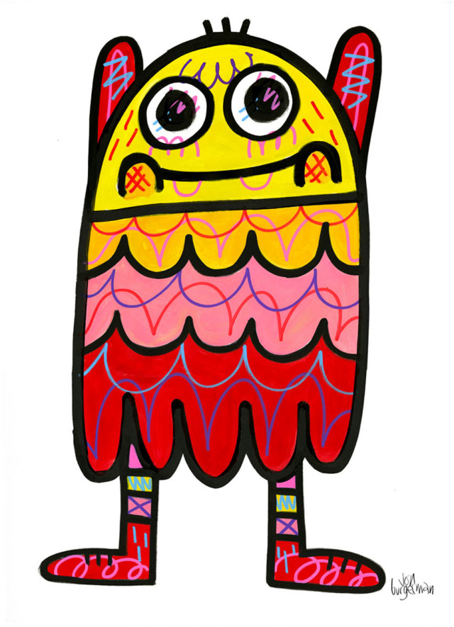 Illustrator: Jon Burgerman Project: New Characters...