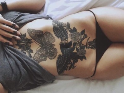 female stomach tattoos tumblr