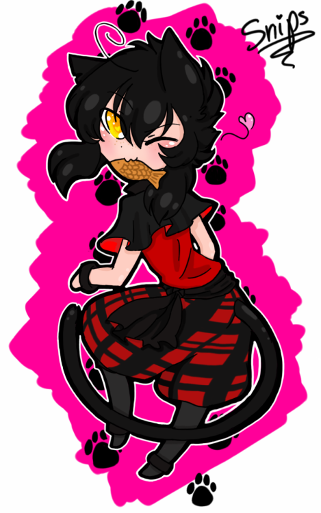 kitsnips:Snips~Old Snips art, I tried doing a chibi I think...