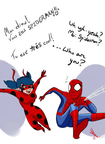 Spiderman In French Tumblr