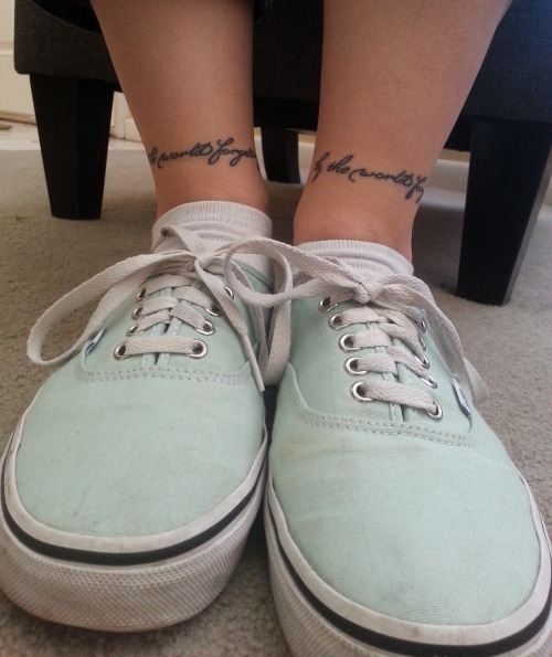 shin tattoo on Tumblr