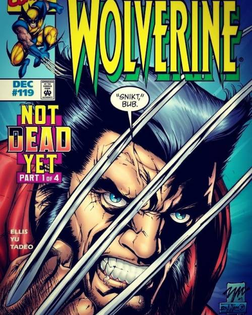 comicbookbroadcaster:The cover to Wolverine # 119 by Leinil...