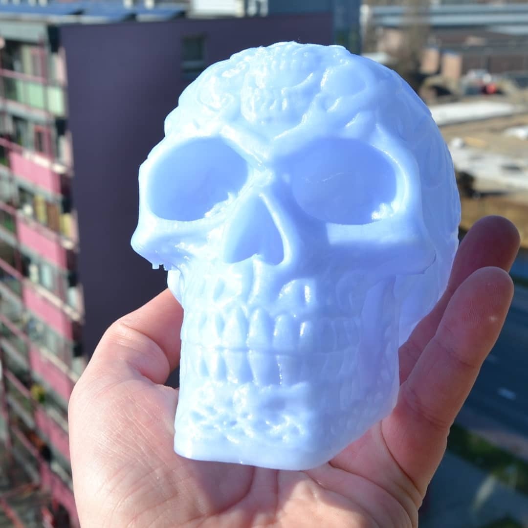 3D Printman — Printed this Celtic Skull (Hollow