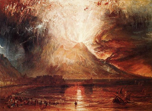 William Turner   Mount Vesuvius  in Eruption  via William 