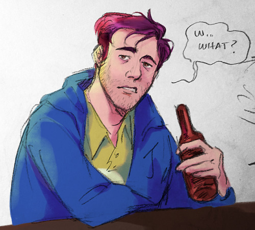 gearlic:i drew a really pretty shane..