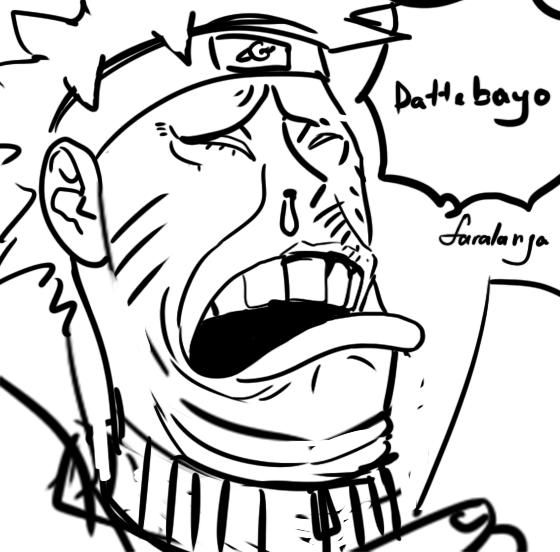 Sasuke Meme Face Drawing