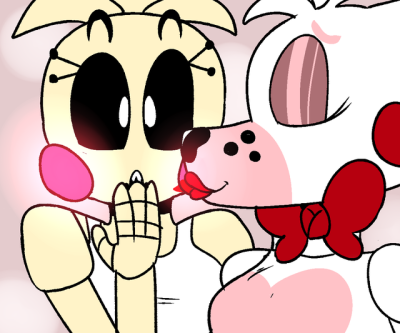 Toy Chica X Mangle Tumblr - fnaf withered bonnie x toy chica fanfiction