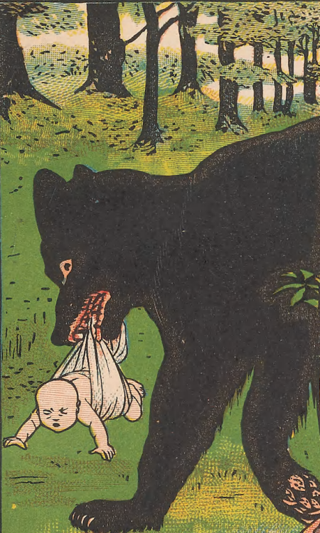 nemfrog: “The bear did it. Walter Crane, illus. The Marquis of Carabas’ picture book. 1874. Illustration detail. ”