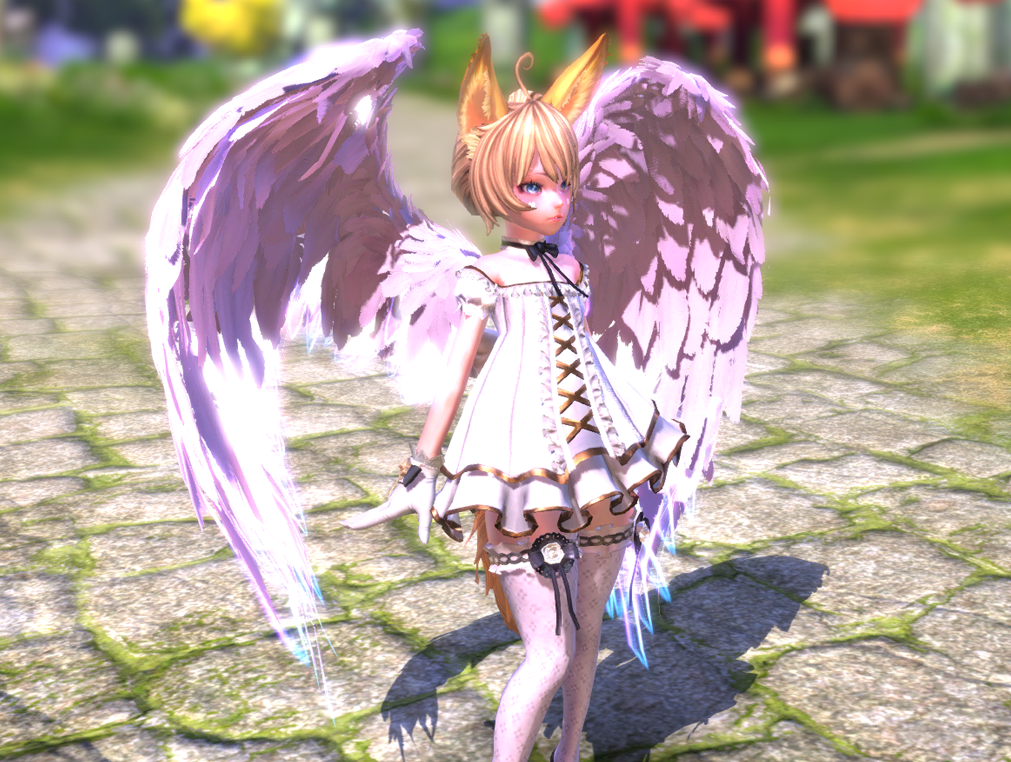 A Sneak peek of Black Desert wings in Tera - Tera Mods by Yupi