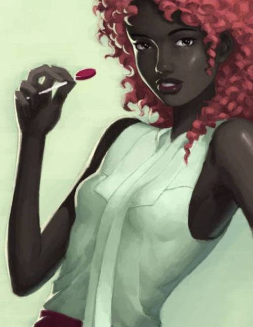 fyblackwomenart:Take the Red Pill by Tavish