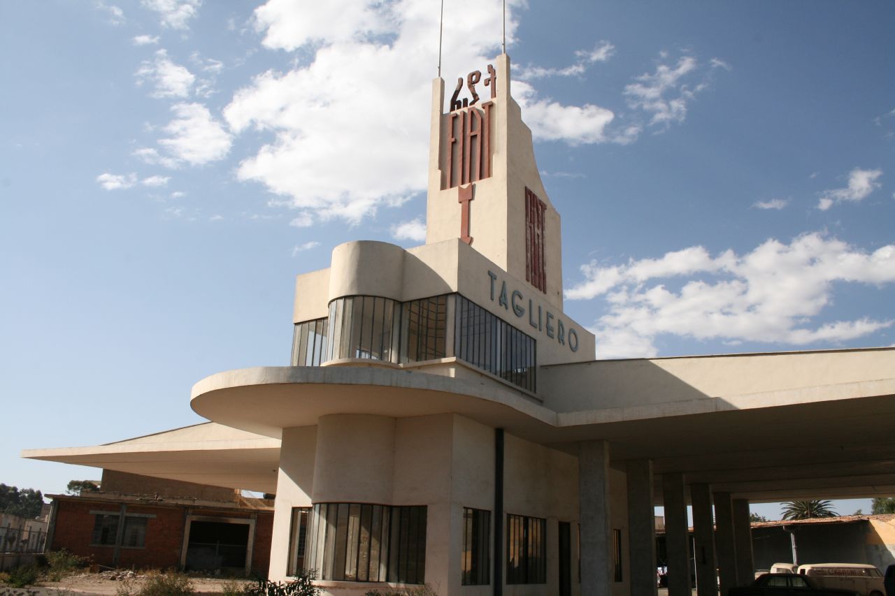 E  Eritrea  Fiat Building  Asmara Eritrea  by 