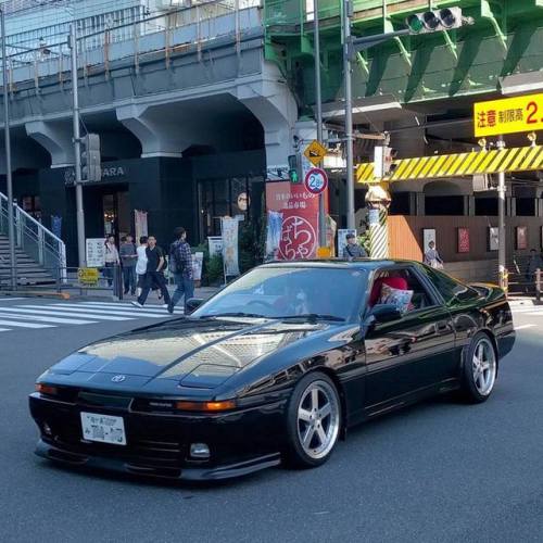 Stanced Mk3 Supra. 