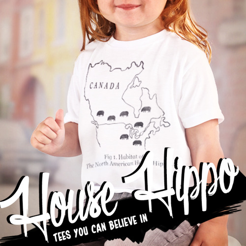 north american house hippo shirt