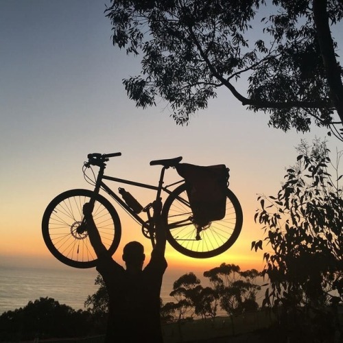 Friday night fun with @thepuker 35 mile bike ride to La Jolla...