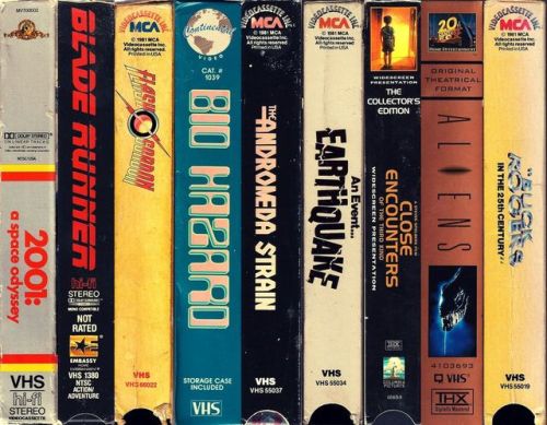 bluemanthoughts:thevaultofretroscifi:VHS boxes(via...