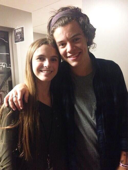 HARRY STYLES • direct-news: Harry with Sophie Henley at the...