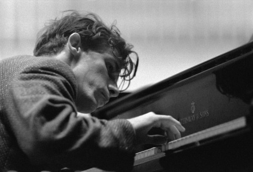 barcarole:Glenn Gould during a rehearsal with the Berlin...