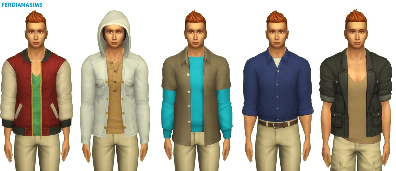 Maxis Match Male Clothes Pack Simsworkshop