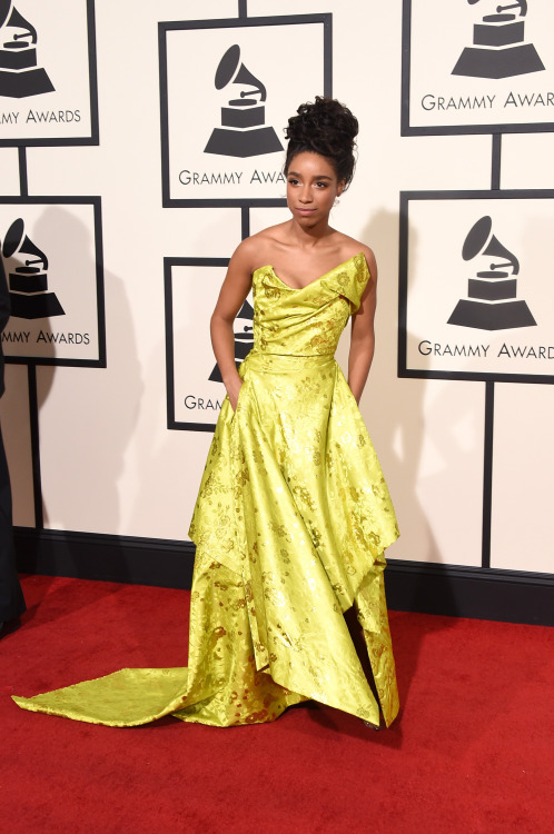 celebritiesofcolor:Lianne La Havas attends The 58th GRAMMY...