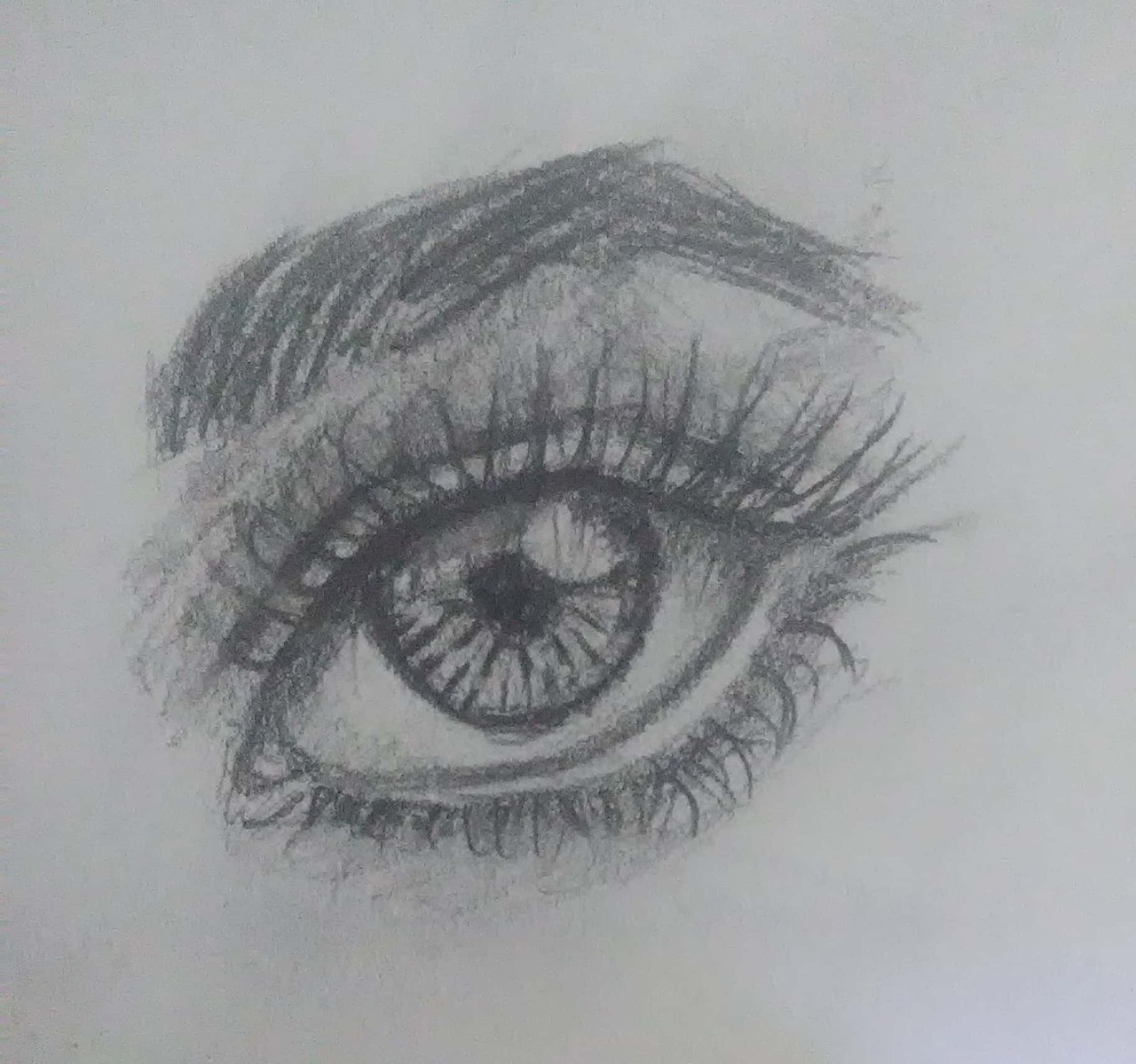 eye sketch on Tumblr