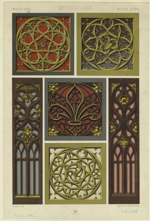 Design is fine. History is mine. — Gothic ornamental designs. From: Das ...