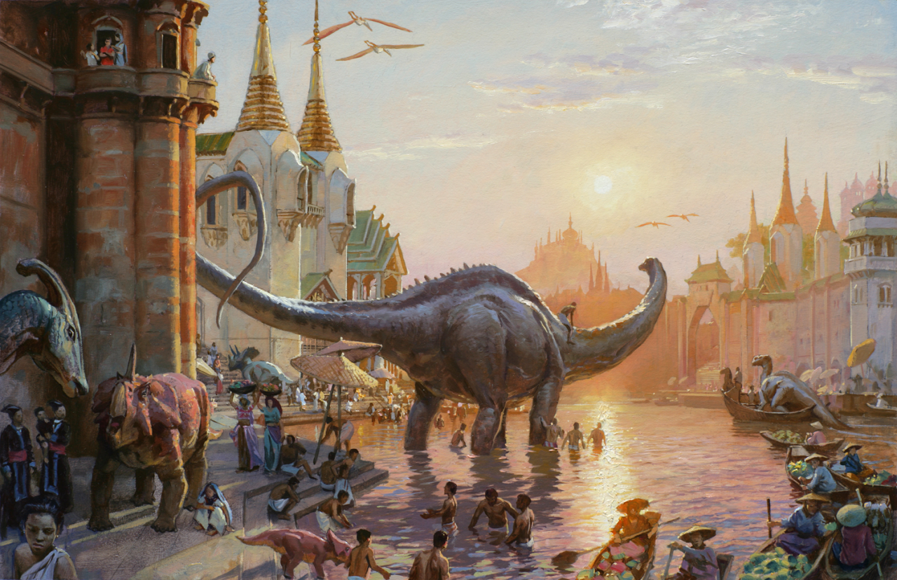 Resultado de imagen de dinotopia james gurney