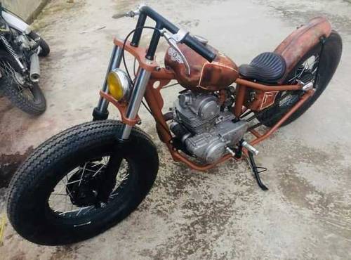 #Kawasaki #Z200 #Chopper #JapChop #bobber...