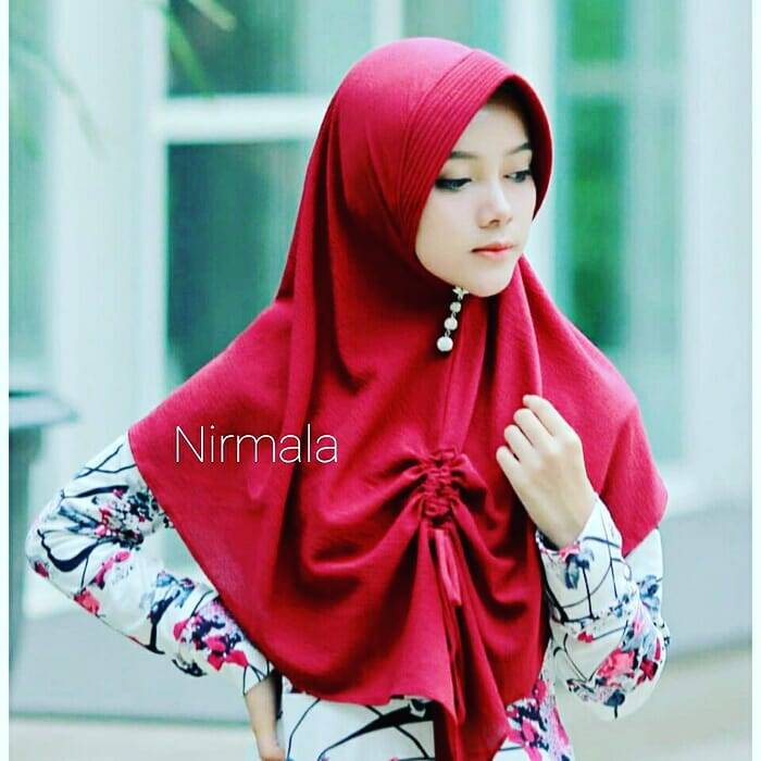 Taf Share  Khimar Mini Nirmala Hijab Instan Harga Rp 