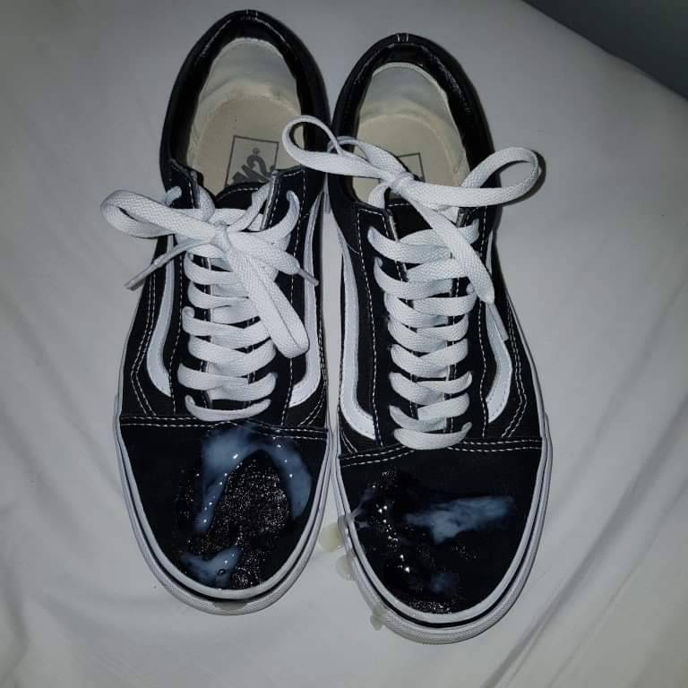 black vans converse