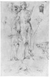 Study Journal, naked couple and the Devil, 1500, Albrecht Durer ...