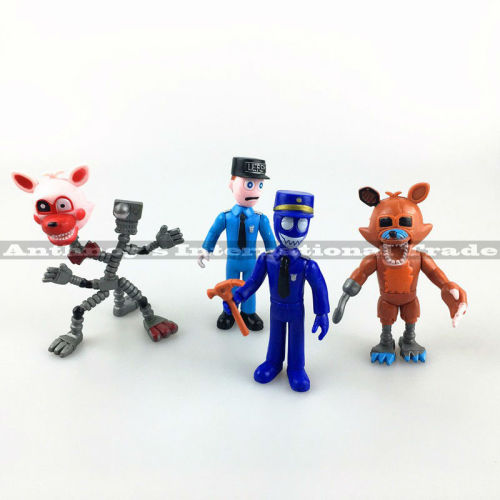 12Pcs/Set FNAF Bonnie Foxy Chica Freddy Fazbear PVC Action...