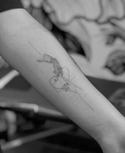 101 Amazing Robot Arm Tattoo Ideas That Will Blow Your Mind! - Outsons |  Robotic arm tattoo, Mechanical arm tattoo, Robot tattoo