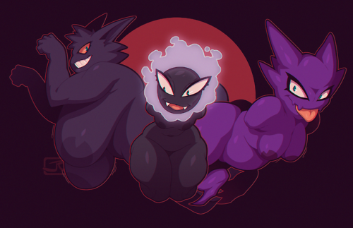 krimxonrage:Ghost Types!!—20180627, Art © KrimxonRage...