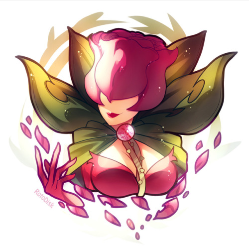 Digimon Rosemon Artists on Tumblr RotoDisk Art Illustration