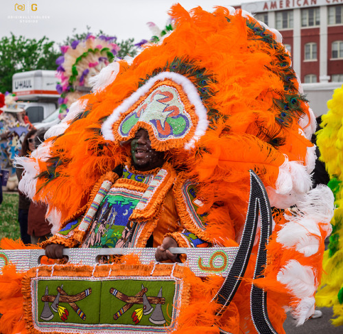 Mardi Gras Indians. New Orleans. 2018.