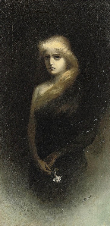 oldpaintings:An Allegory of Lost Love by Karl Wilhelm Diefenbach...