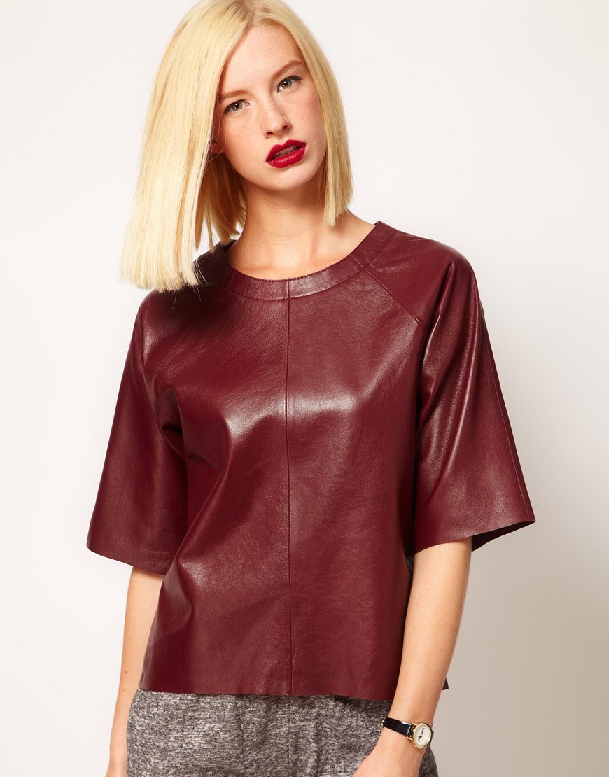 leather tee