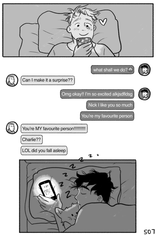 heartstoppercomic:chapter 3 - 30night-time textsread from the...