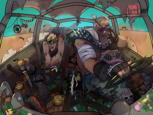 yume-jin:my full piece for @junkrat-fanzine  … Junkers on the...