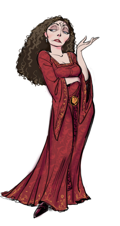 the-disney-elite:Jin Kim’s character designs for Mother Gothel...