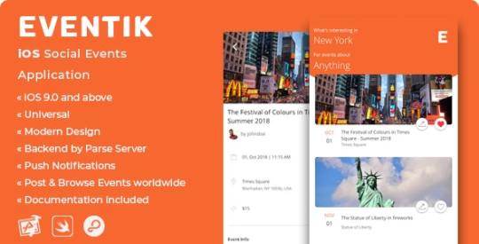 Eventik – iOS Social Events Application Nulled