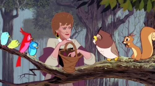 weirdbuzzfeed:The Golden Girls as Disney princesses.