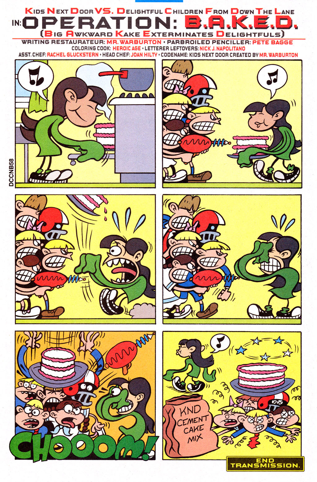 Art And Comics Blog Knd Vs Dcfdtl Operation B A K E D