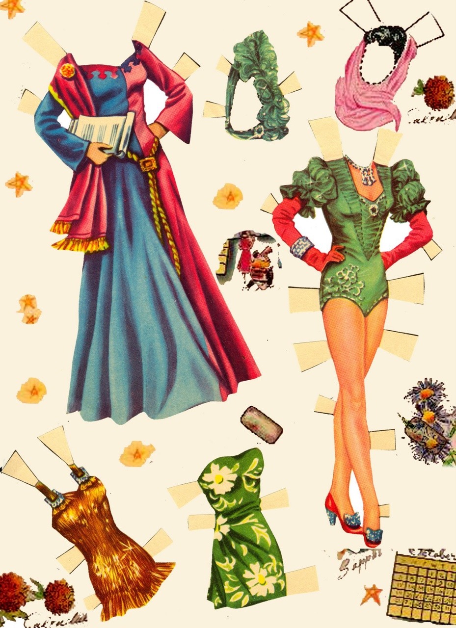 Paper Dolls As Fashion History — Celebrity Paper Dolls Sunday From 5751