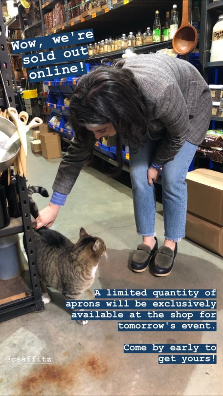 From: Alex Mill NY’s Instagram stories - 11/12