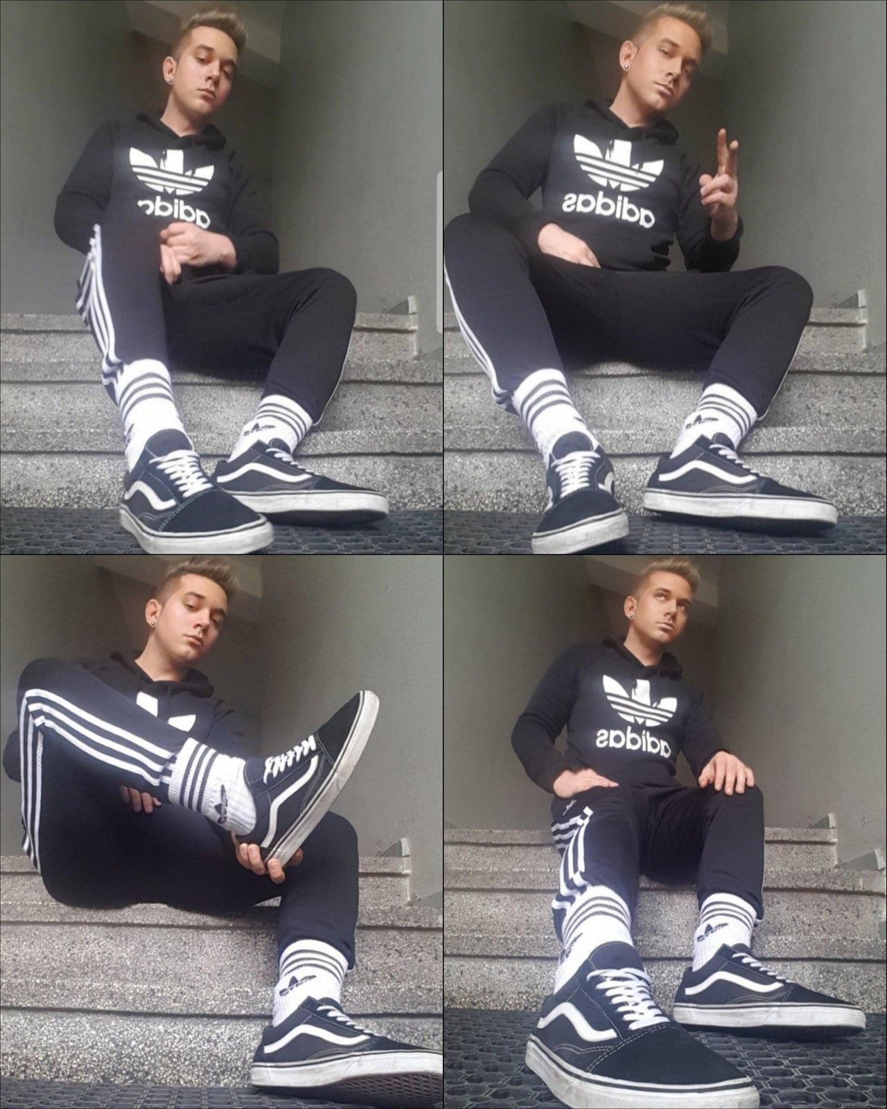 adidas sweatpants guys