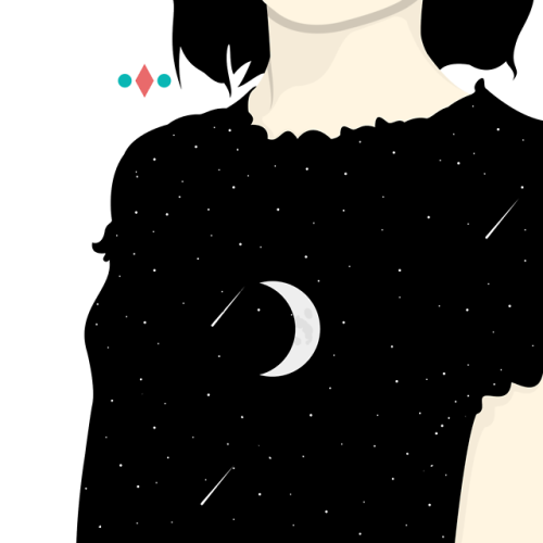 envoyart:She is like the Moon-Part of her is always...